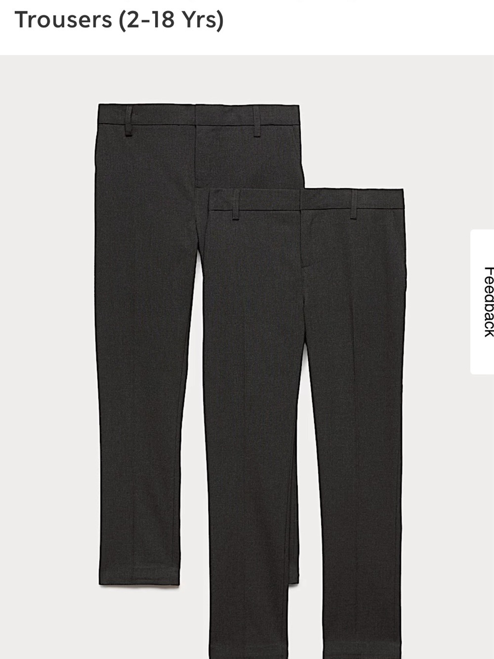 Marks & Spencer Boys Super Skinny School Trouser (6-7Y)
